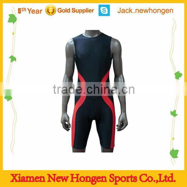 Slim fit triathlon skinsuit/triathlon wear/triathlon clothing