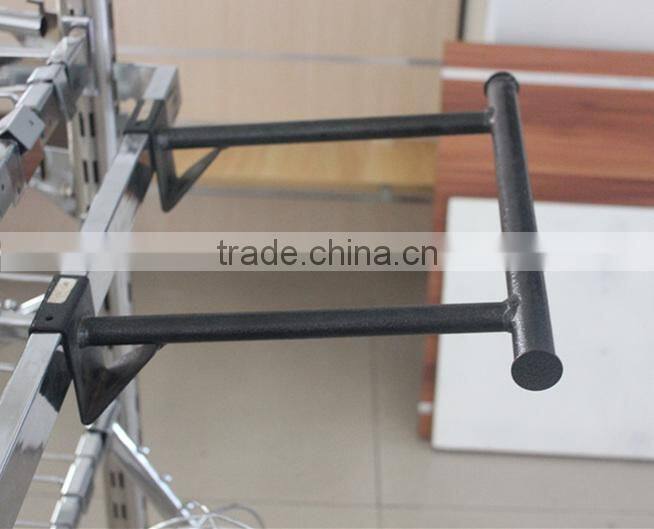 Matte Black Fastness Cossbar Hook Bar Shelf D300 x W400mm