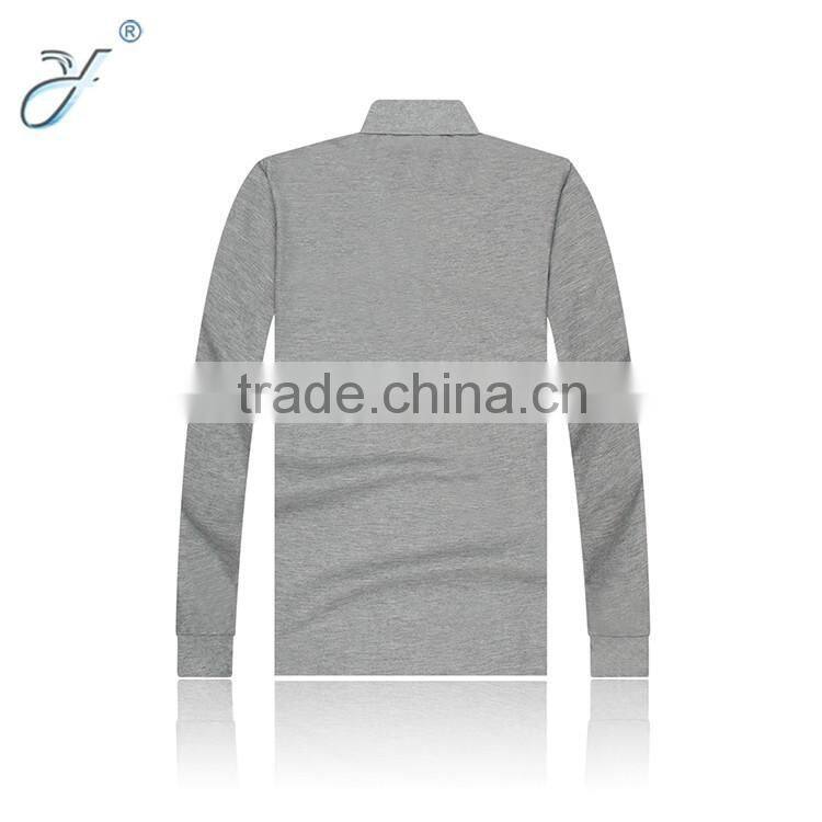 Men's Long Sleeve Undershirt Polo Collar Long Sleeve Shirt