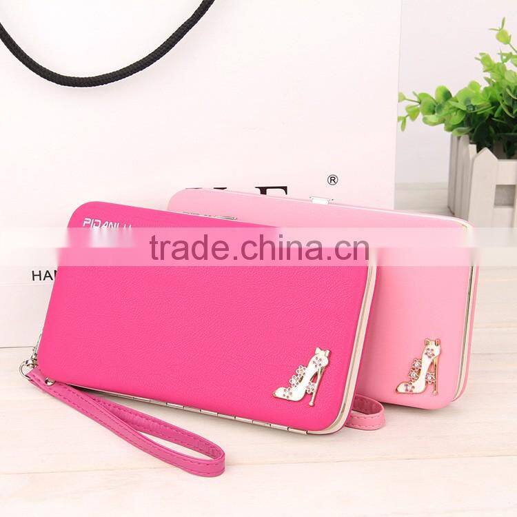 fashion Lady Purse beallerry metal frame wallet