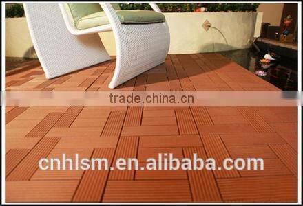 DIY wood-plastic composite deck tile / interlocking composite deck tiles / cheap solar decking tiles
