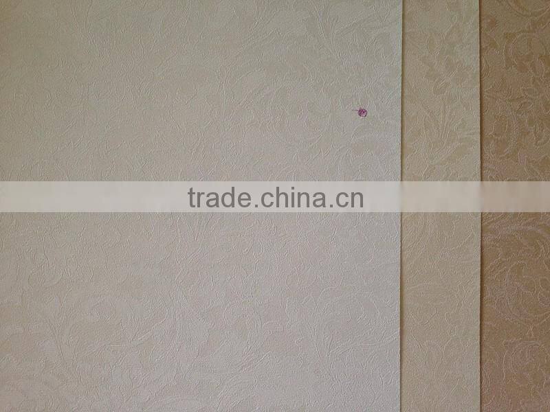 solid colour flowers vinyl wallpaper