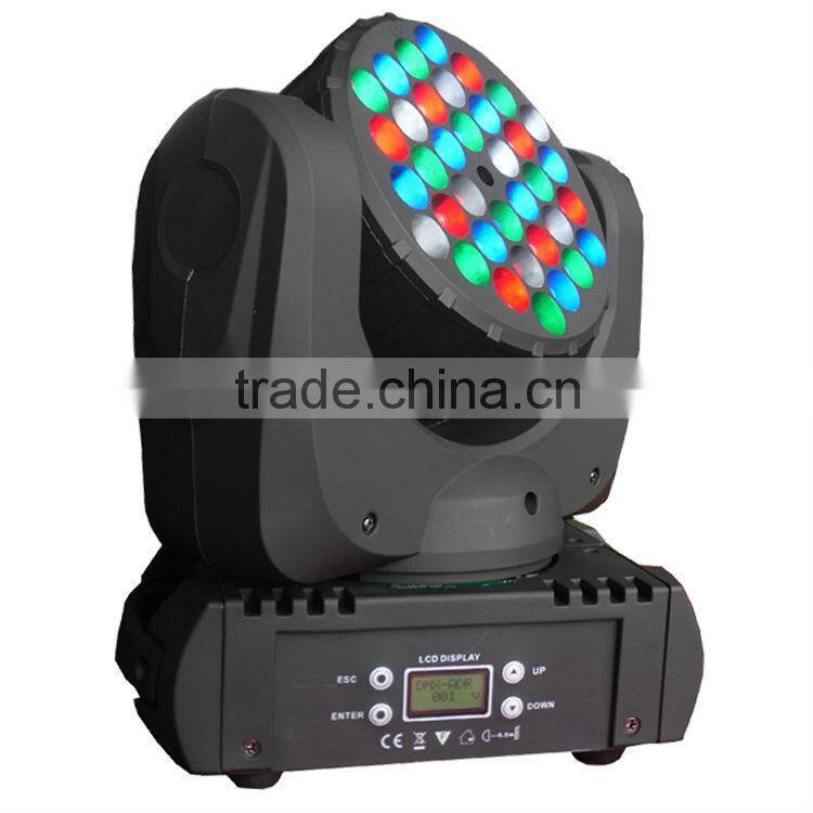 led mini moving head 36*3W RGBW