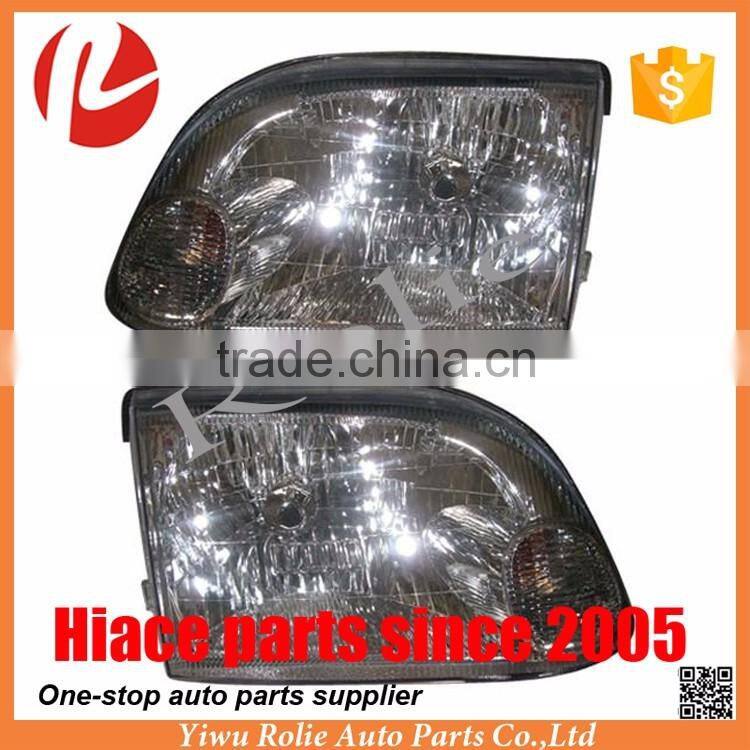 Toyota hiace 1999-2000 front headlight auto spare body parts