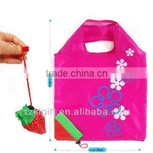 Shenzhen Folding Blueberry Shopping Bag with Polyester Material,2013 Best Design Unique Reusable Handbag for Promotion