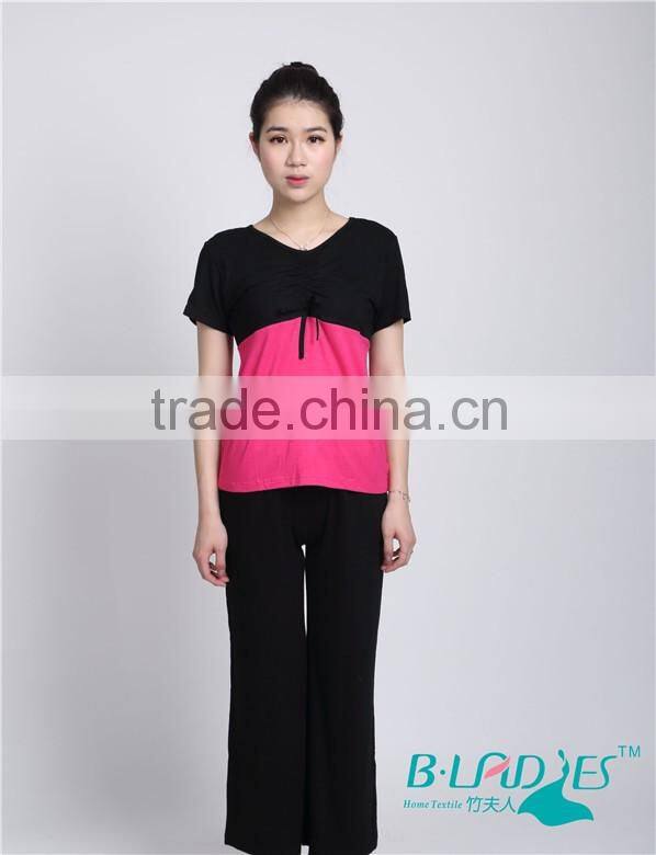 Yoga wear Bamboo yoga wear BYW002 Soft Breathable and Eco-friendly