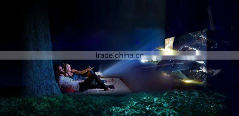 COCOPICO Brand Fashinable Design 1080P 3600mAh Battery with HDMI movie theater projector