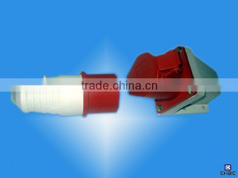 3 core industrial waterproof socket