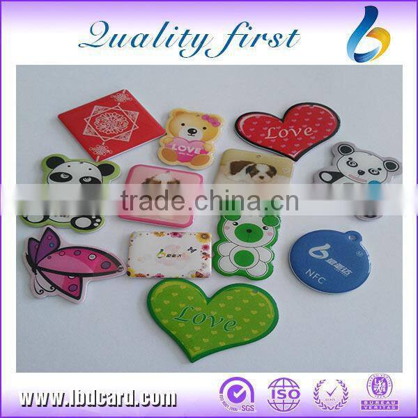 Ntag213 Crystal Cards Both Or One Side Printing Customize