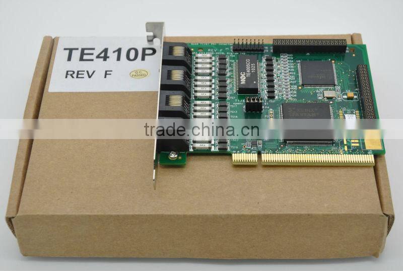 Best sell! 4 Ports E1/J1/T1 Digital Asterisk card TE410P