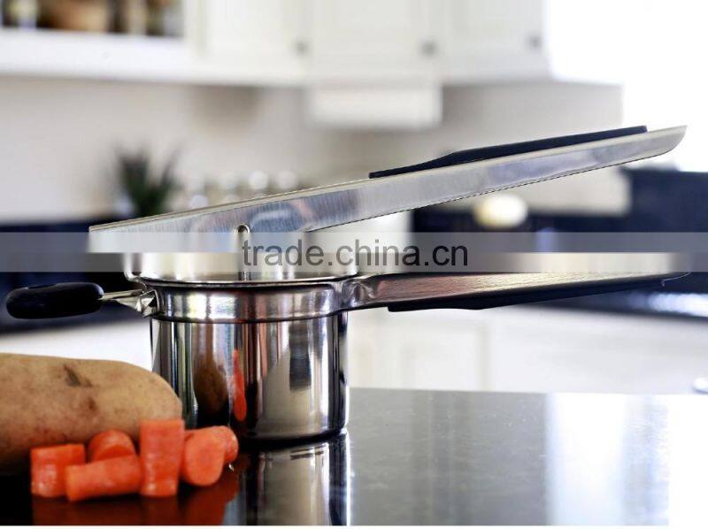 Large hand Stainless Steel Mash Potato Ricer Masher/ Fruit Press With Soft Touch Handles