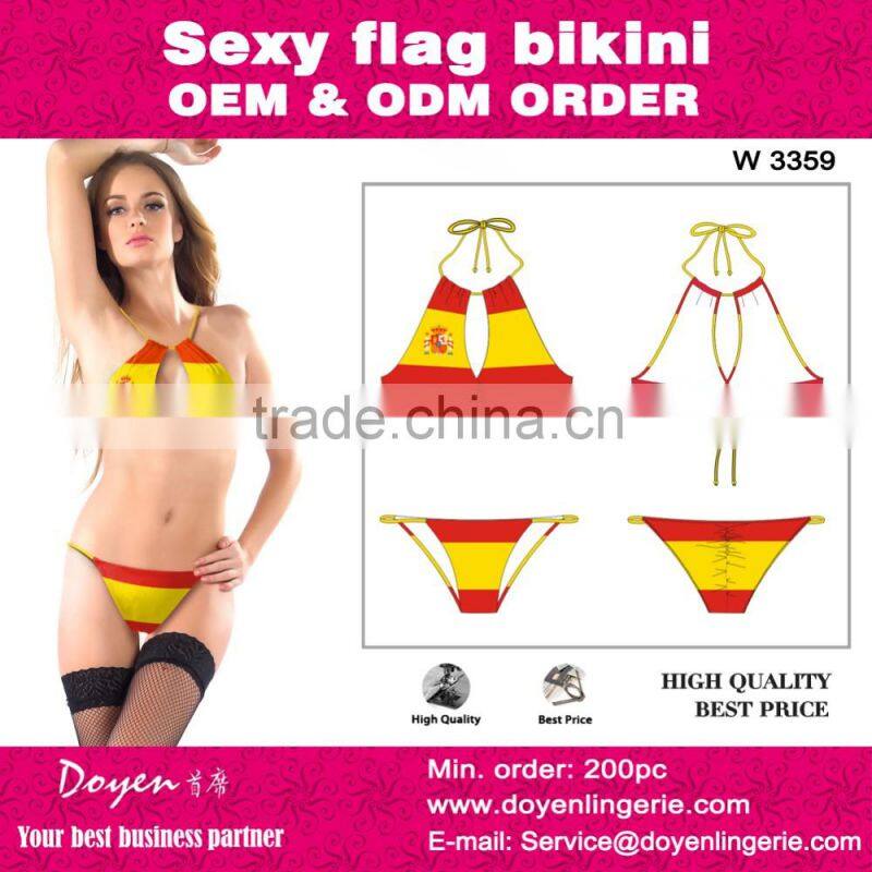 Triangle swimwear bikini monokini women plus size swimsuits