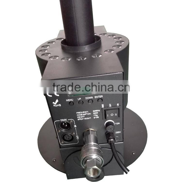 3in1 18x3w 250w LED CO2 Jet Machine DMX512 CO2 Cryogenic Special Effects Cannon Jet Fog Machine