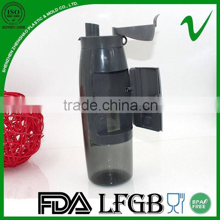Custom clear empty 700ml plastic heat resistant bottle with bpa free
