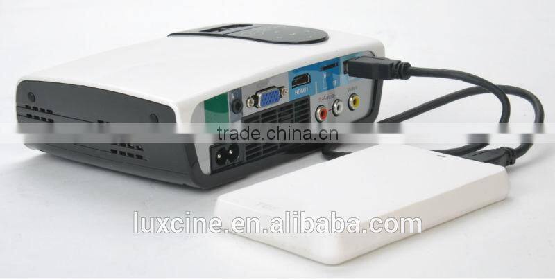 Mini Portable Projector / 3D Projector / Full HD LED DLP Projector With 1080P Resolution