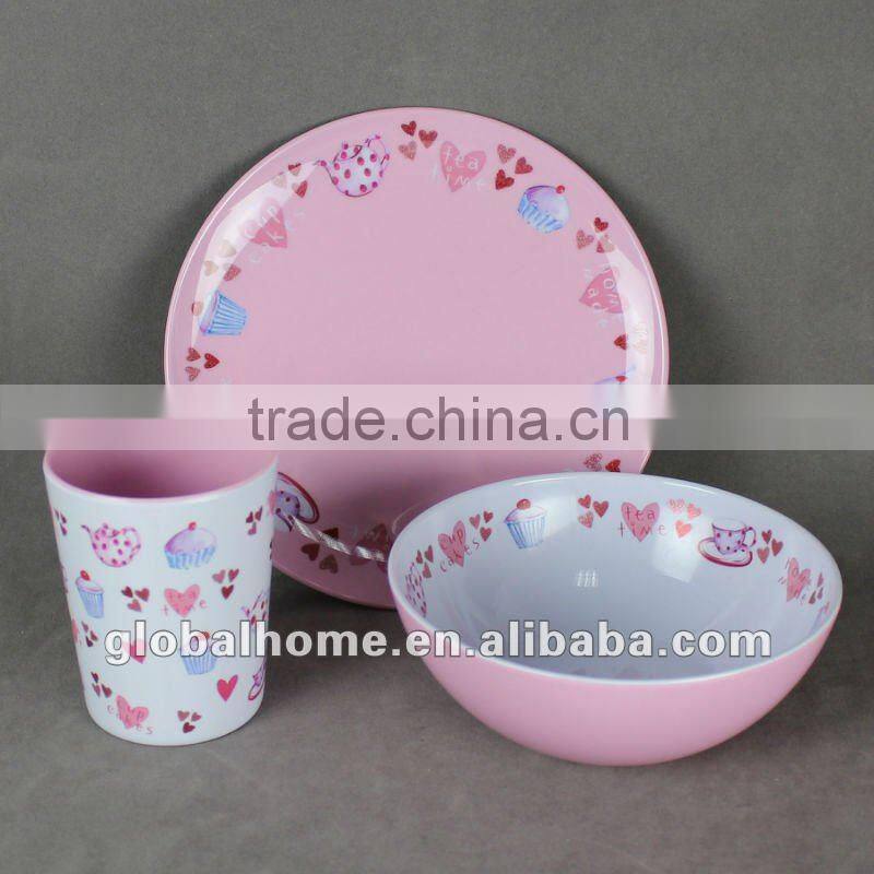 Christmas design melamine dinner set