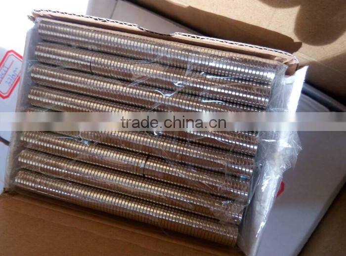 China supplier with rare material strong permanent hidden Neodymium magnet with nickel coating or zin coating
