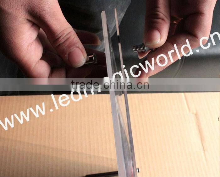 2015 Albaba led photo frame/led light box/menu photo frame