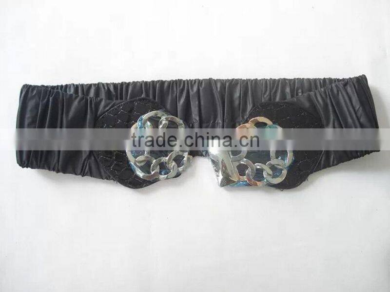 New Fashion women Lady adjustable Punk Elastic Wide Waistband Sexy Waist Belt