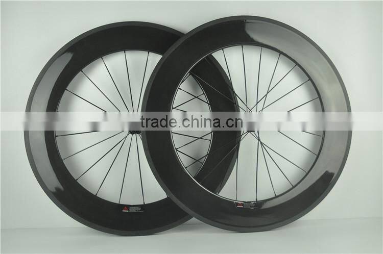 Made in china bike parts 88mm wheel rims bicycle full carbon rim