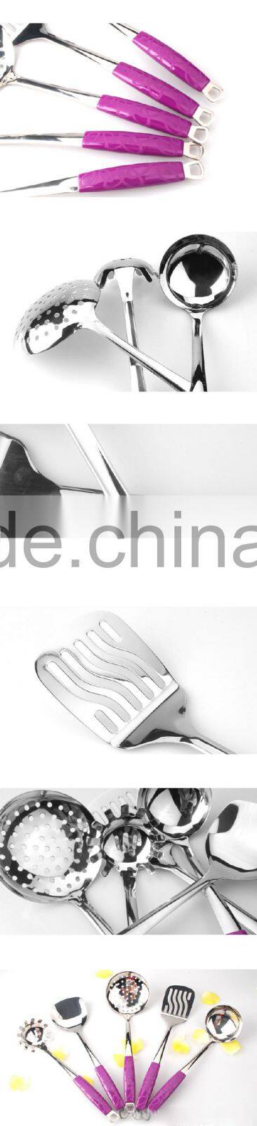 2015 kitchen tools with nylon handle kitchen tools/Household Stainless steel cooking ware 7PCS/SET S47