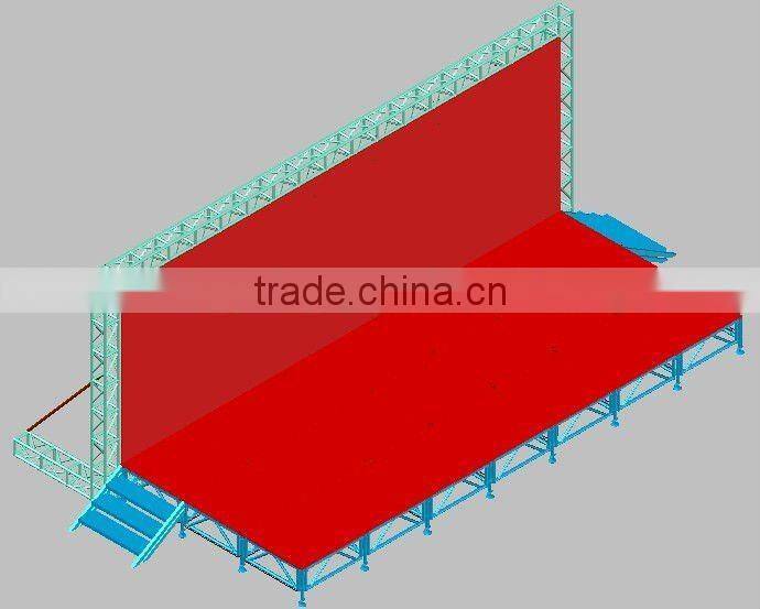 Aluminium background truss,backdrops truss