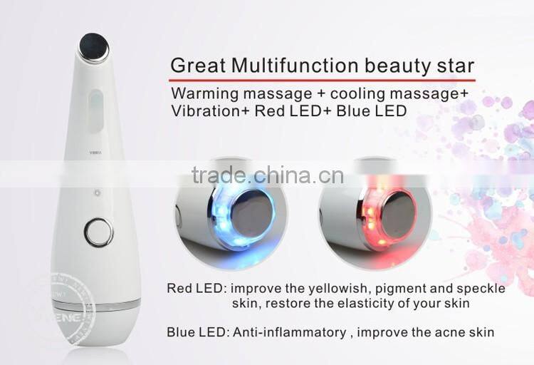 New Cool And Hot vibro massager Shrinking Pores