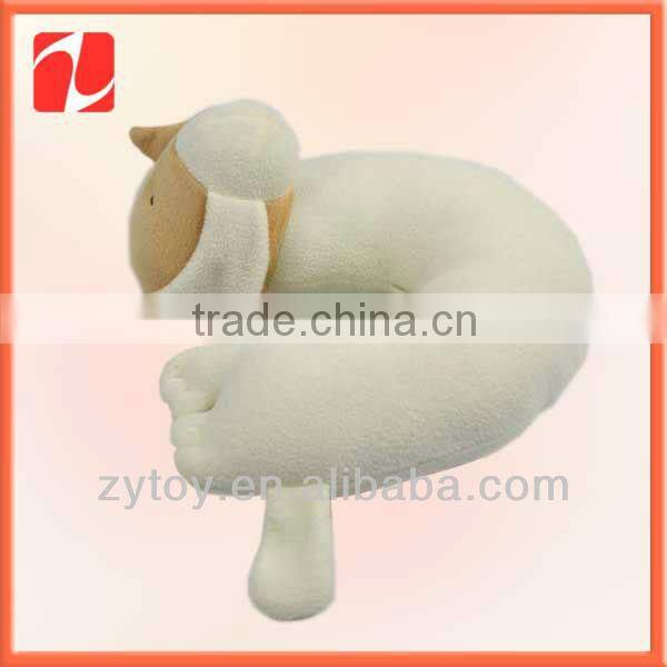 Cute Soft Flocked Fabric Stuffed Plush Neck Pillow