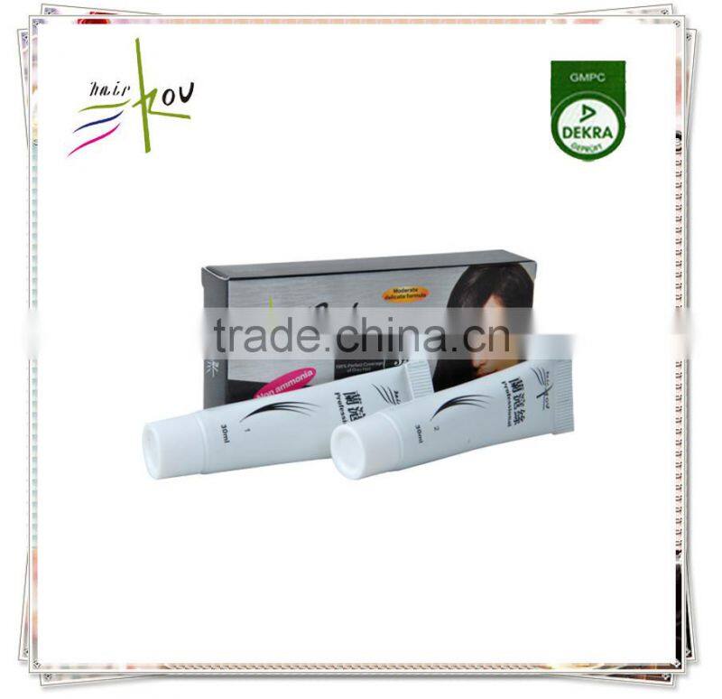 Chinese double hair dye ammonia hair dye high quality