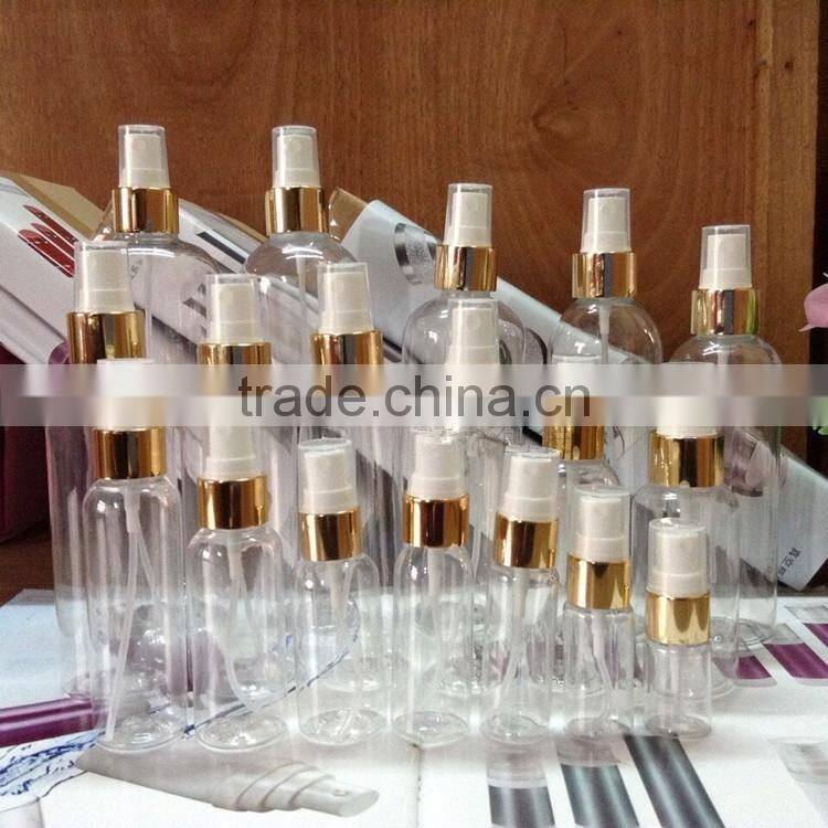 10ml 15ml 20ml 30ml 50ml 60ml 75ml 100ml 120ml Empty PET Clear Spray Bottles
