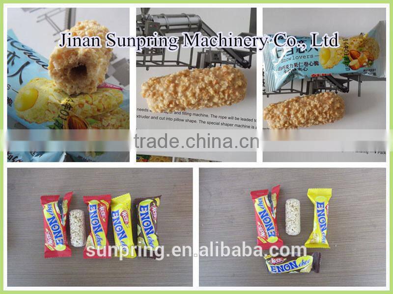 Varous grains cereals chocolate bar making machine