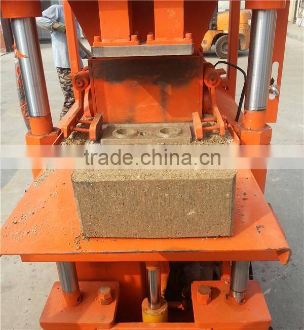Hot sale high quality qt1-10 hand operated clay brick making machine