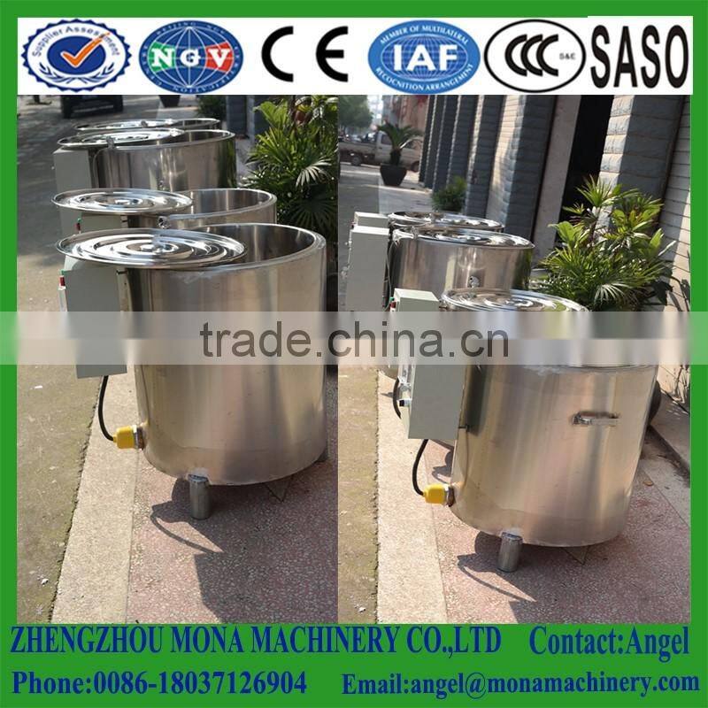 Small scale candle production low melting point wax melting tank