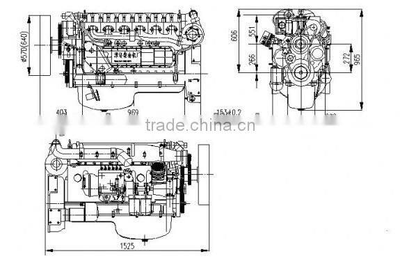 weichai engine diesel WP10.340E32 genuine weichai spare parts