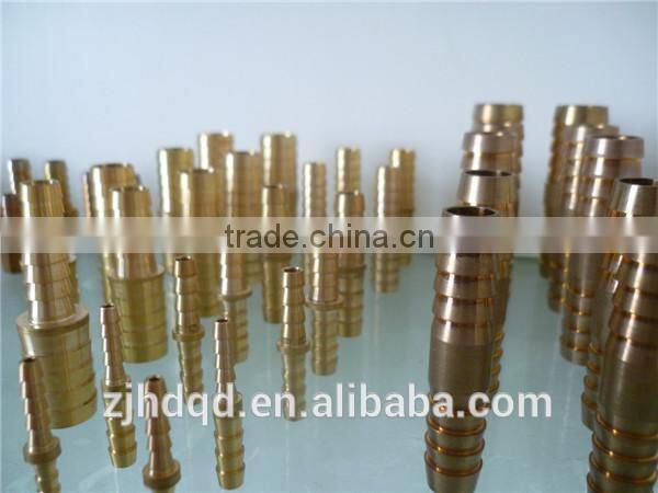 CNC brass 4-22mm straight hose barb fitting