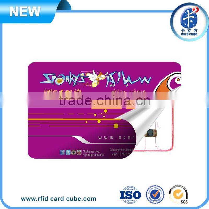 NFC sticker white paper