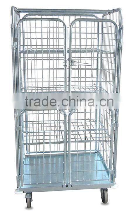 2016 new style supermarket roll plate cage