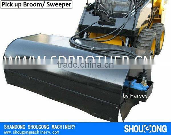 Skid loader attachment Sweeper