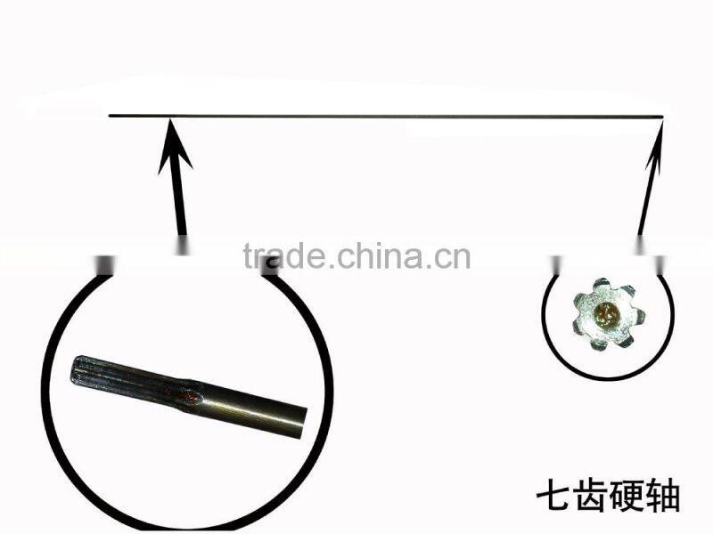 7 teeth 2 stroke drive shaft for grass trimmer