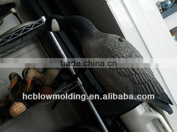 Customized Plastic life-like Canada flocked hunting goose decoys