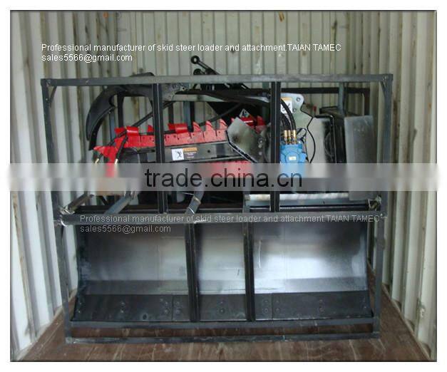 skid steer loader attachment disk type trencher