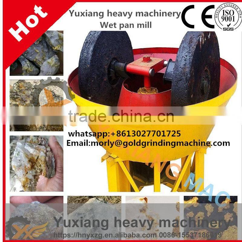 Simple maintenance 1400 gold grinding machine wet pan mill manufacturer
