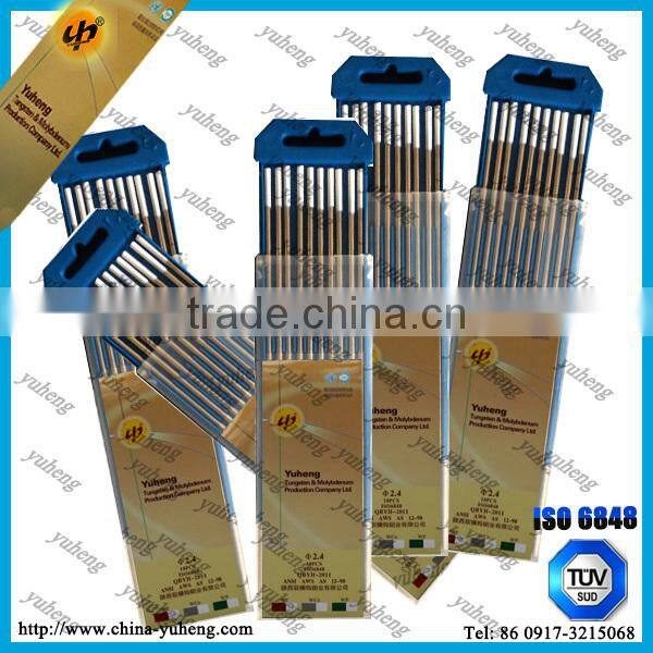 WZ8 Sharpen Tungsten Electrode Zirconiated Tungsten Electrodes 1.6mm Welding Electrode