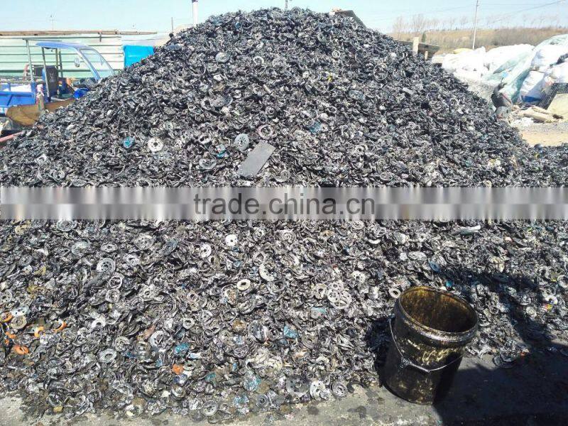 recycling waste car oil filter crusher