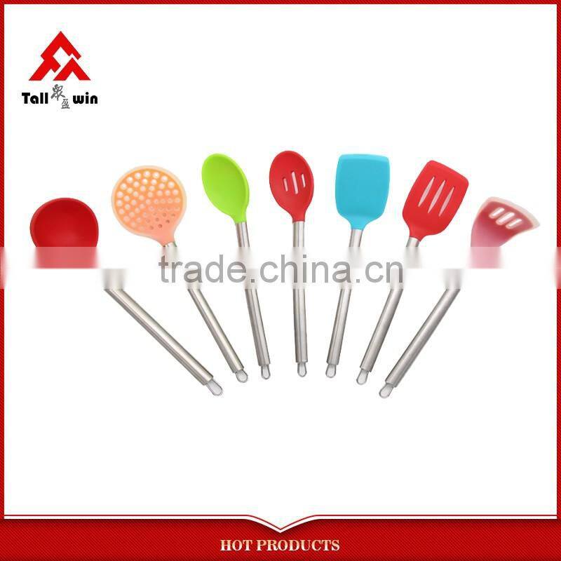 Factory customized funny cool style silicone solid spoon/turner