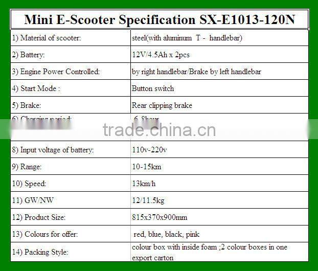 Two Wheels Electric Scooter For Cheap Sale
