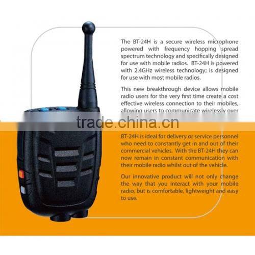 BT-24HD1 64bit encryption Bluetooth Wireless Microphone for Mobile Vehicles Radios