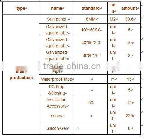 prefab aluminum alloy carport canopy tent