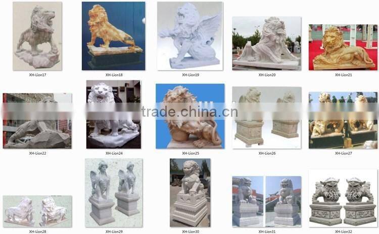 big stone lion statue in garden sculpture for sale