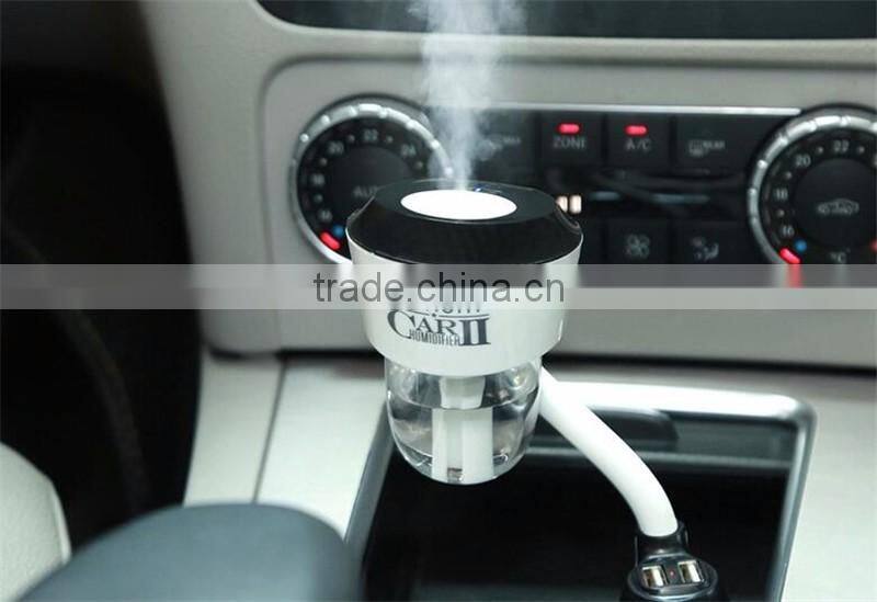 electric portable air usb mini humidifier for car 2016 Hot Selling mini Car Air Smoke Humidifier